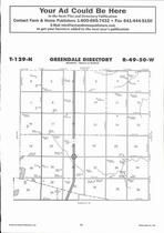 Greendale Township Directory Map, Richland County 2007